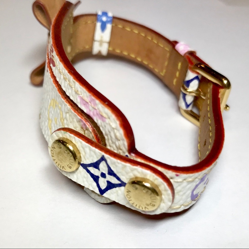 Louis Vuitton Multicolor Monogram LV Leather - Picture 4 of 7
